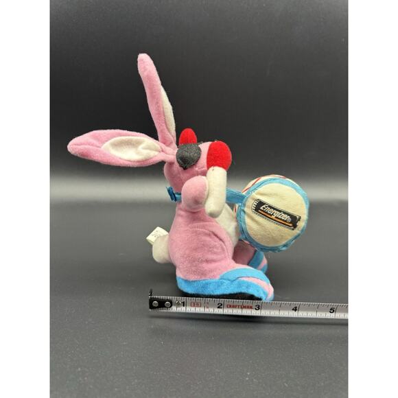 Vintage 1997 Eveready Energizer Battery Bunny 7" Beanbag Plush READ DESCRIPTION - Picture 6 of 10